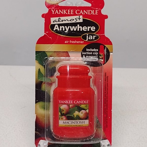 NEW! Yankee Candle Car Jar Air Fresheners, 2Pc - MacIntosh - Picture 1 of 2